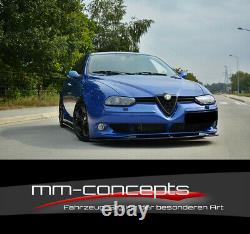 CUP Spoilerlippe SCHWARZ für Alfa Romeo 156 GTA Frontspoiler Spoilerschwert