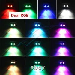 Car 12W RGBW Twinkle Fiber Optic Light Starry Sky Lamp 370Pcs Cable Dual Control