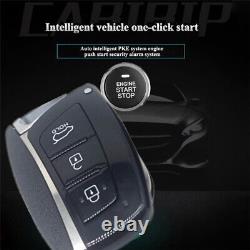 Car Alarm System Keyless Entry PKE Remote Engine Start Push One-Button Universal