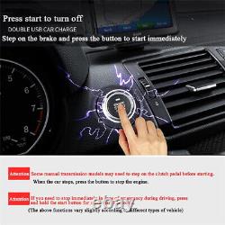 Car Alarm System Keyless Entry PKE Remote Engine Start Push One-Button Universal