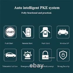 Car Alarm System Keyless Entry PKE Remote Engine Start Push One-Button Universal