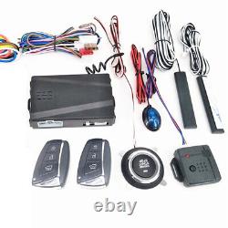 Car Alarm System Keyless Entry PKE Remote Engine Start Push One-Button Universal