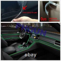 Car Interior Atmosphere RGB LED Strips Light APP Bluetooth Control withFoot Light