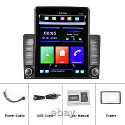 Car Radio Double 2DIN 9.5in Touch Screen Stereo Bluetooth FM TF AUX MP5 Player