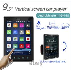 Car Radio Stereo Bluetooth Player 9.5in Double 2DIN Touch Screen GPS Mirror Link