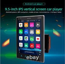 Car Radio Stereo Bluetooth Player 9.5in Double 2DIN Touch Screen GPS Mirror Link