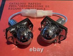 Carello Rear Reg Plate Lights Pair New Condition Alfa Romeo Giulia GT / GTA