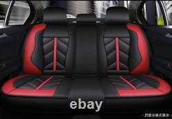 Deluxe Leather 5D Surround Car Seat Cover Full Set Fit For Interior Accessories