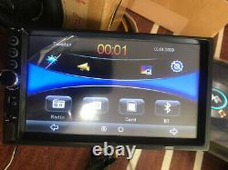 Double 2 DIN 7in Car Stereo Bluetooth MP5 Player FM Radio HD Touch Screen+Camera