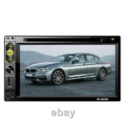 Double DIN 6.2in Car Stereo Radio CD DVD Player FM/USB/SD MP5 Multimedia Player