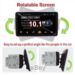 Double DIN Android 8.1 10.1'' Car Stereo Radio MP5 Player GPS Wifi 3G 4G BT DAB