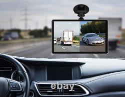 Dual Lens Car DVR Front Rear Camera Video 7in FHD Dash Cam Dashboard Recorder