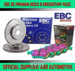 EBC FRONT DISCS AND GREENSTUFF PADS 246mm FOR OPEL MANTA 1.2 1975-81