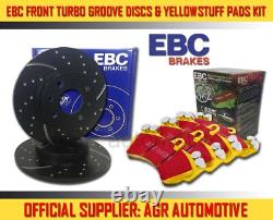 EBC FRONT GD DISCS YELLOWSTUFF PADS 257mm FOR FIAT MAREA 1.8 1996-97