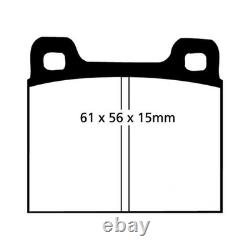 EBC Yellowstuff Brake pads Front EBC102694 for VW Dasher (USA) Passat 2