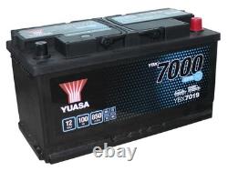 EFB Car Battery YBX7019 Yuasa 019 EFB 850A 100Ah 4Yr WTY 353x175x190 Start Stop