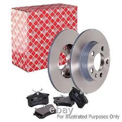 Fits Alfa Romeo 147 3.2 GTA Genuine Febi Rear Solid Brake Disc & Pad Kit