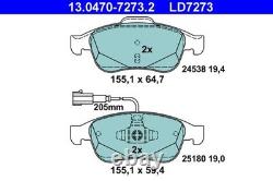 Fits Alfa Romeo Giulietta 1.4 Tb Brake Pad Set, Disc Brake 13.0470-7273.2 Ate
