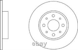 For Alfa Romeo Mito 955 1.6d 08 To 15 Rear Solid Brake Discs And Pads Set 251 MM