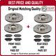 Front And Rear Brake Discs And Pads For Alfa Romeo 147 3.2 V6 Gta 3/2003-10/2003
