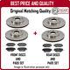 Front And Rear Brake Discs And Pads For Alfa Romeo 156 3.2 V6 24v Gta 11/2003-6/