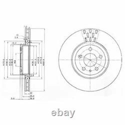 Front Axle BRAKE DISCS + PADS for ALFA ROMEO 147 1.6 16V T. SPARK ECO 2001-2010