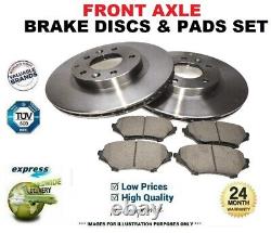 Front Axle BRAKE DISCS and BRAKE PADS SET for ALFA ROMEO 147 3.2 GTA 2003-2010