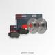 Front Brake Vented Discs & Pads Fits Fiat 500x 1.3 1.4 1.6 2014 On Don