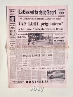 Gazzetta Dello Sport June 28 1962 Presentation New Giulia 1600 Alfa Romeo