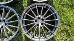 Genuine Alfa Romeo GT Jetfins 18 Alloy Wheels 156 147 GTA GTV TOORA GUNMETAL