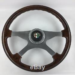 Genuine Atiwe wood rim steering wheel. Alfa Romeo Alfetta Giulietta SUPERB. 8A