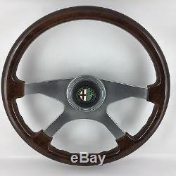 Genuine Atiwe wood rim steering wheel. Alfa Romeo Alfetta Giulietta SUPERB. 8A
