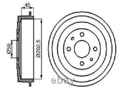 Genuine Bosch Brake Drum 0 986 477 109 for Alfa Romeo Fiat Lancia