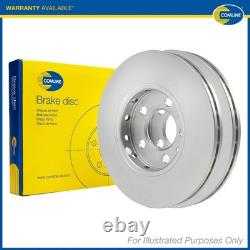 Genuine Comline 5 Stud Front Vented Brake Disc & Pad Kit ADC1828V & CBP12102