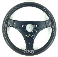 Genuine Italvolanti Alfa Romeo 360mm leather steering wheel. BEAUTIFUL! 7B