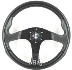 Genuine Momo 350mm leather steering wheel. Alfa Romeo Alfasud Alfetta Spider 7B