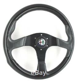 Genuine Momo 350mm leather steering wheel. Alfa Romeo Alfasud Alfetta Spider 7B