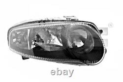 Genuine TYC Headlights Right Black for Alfa Romeo 147 937 60686817