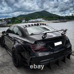 Glossy Black 14322cm Universal Gt Style Rear Boot Racing Lip Trunk Spoiler Wing
