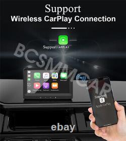 HD Portable Touch Screen 7in Monitor Car Radio Wireless Carplay Android Auto