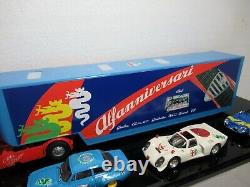 IVECO car transport + 4 cars ALFA ROMEO Alpha 2600 + Alpha 33 + TZ + JULIA GTA art. 302