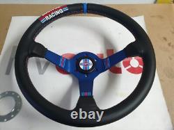 Martini Racing Sport Steering Wheel Lancia Fiat Alfa BMW Porsche 350Mm