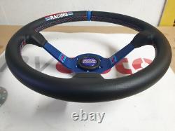 Martini Racing Sport Steering Wheel Lancia Fiat Alfa BMW Porsche 350Mm