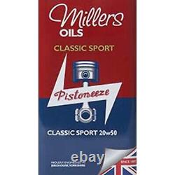 Millers Oils Classic Sport 20W-50 20W50 Semi Synthetic Engine Oil 20 Litres