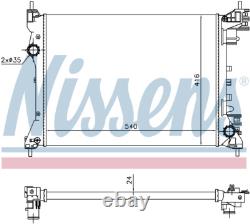 NISSENS Coolant Radiator 630753 for ALFA ROMEO MITO (2009) 1.4 etc