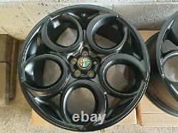 New Genuine Alfa Romeo Set Of 4x 19 Teledial 4c Alloy Wheels, 156,147, Gta, Gtv