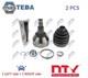 Npz-ar-014 Driveshaft Cv Joint Kit Pair Nty 2pcs For Alfa Romeo 159