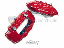 PAIR Alfa Romeo 147 156 GT 3.2 V6 GTA Red Brembo Brake Callipers New & Genuine