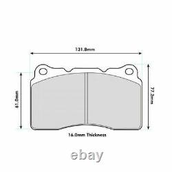 PBS ProComp Front Brake Pads for for Alfa Romeo GT (937) 3.2 GTA (2003-) 8017PC