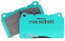 PROJECT MU BRAKE PADS HC800 for ALFA ROMEO 147 GTA BremboSmall-F1039 REAR